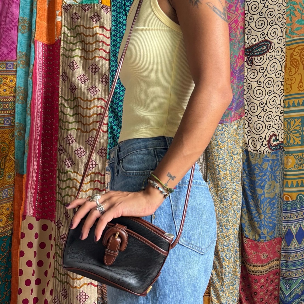 Elegant Black and Brown Women's Bag